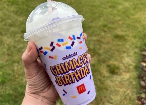 grimace shake from mcdonald's